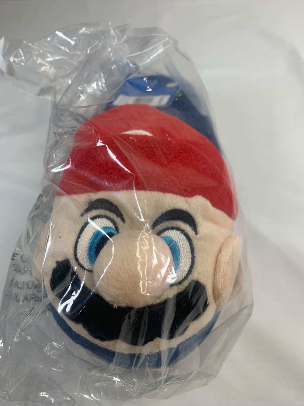 Nintendo Red-Hat Plush Character Ball with Blue Eyes